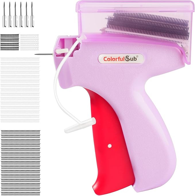 Stitch gun for clothes, Handheld quick stitch sewing gun clothing fixer with storage box, Tagging... | Amazon (US)