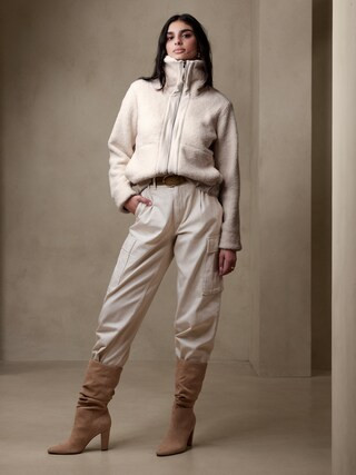 Sherpa Full Zip Jacket | Banana Republic Factory