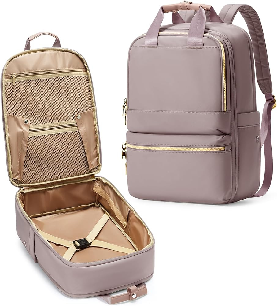 Large Travel Backpack Carry On Flight Approved Backpack For Travel Backpacks Waterproof Personal ... | Amazon (US)