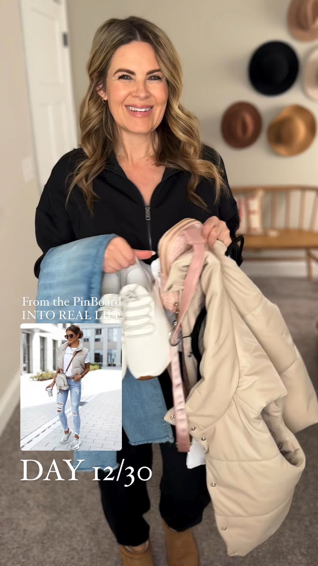 Such an easy look for now and into spring. You can change this look up with different shoes too!

#LTKVideo #LTKMostLoved #LTKover40