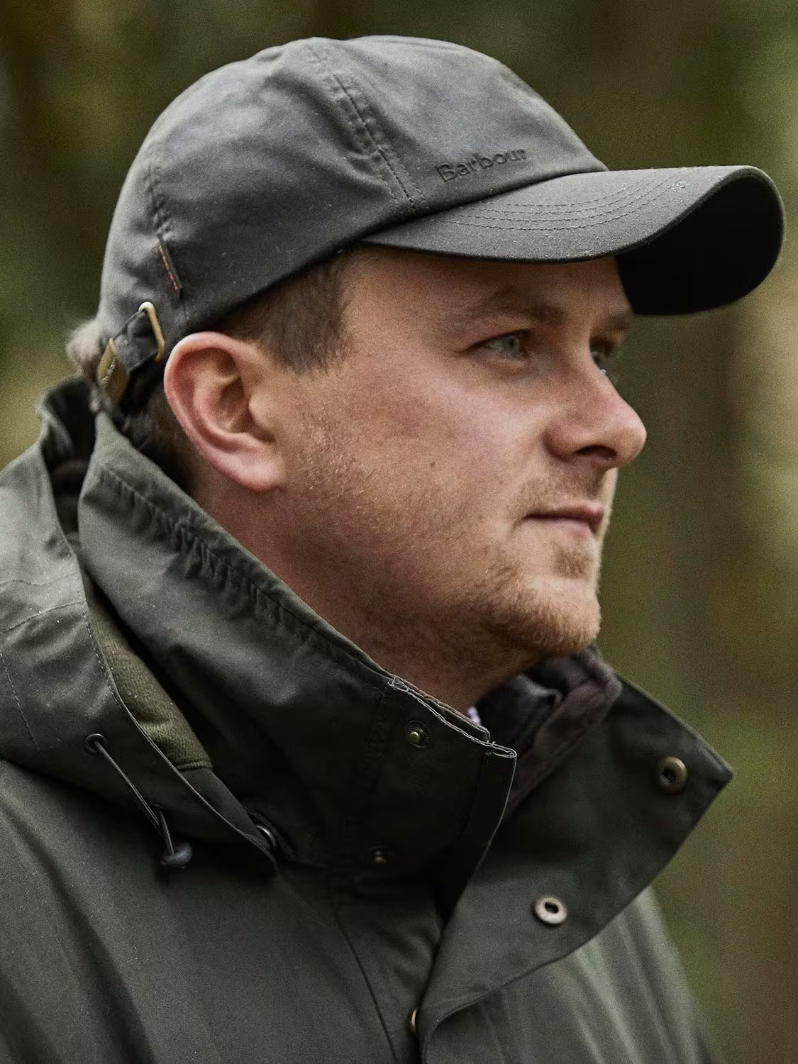 Barbour Waxed Cotton Sports Cap, Sage | John Lewis (UK)