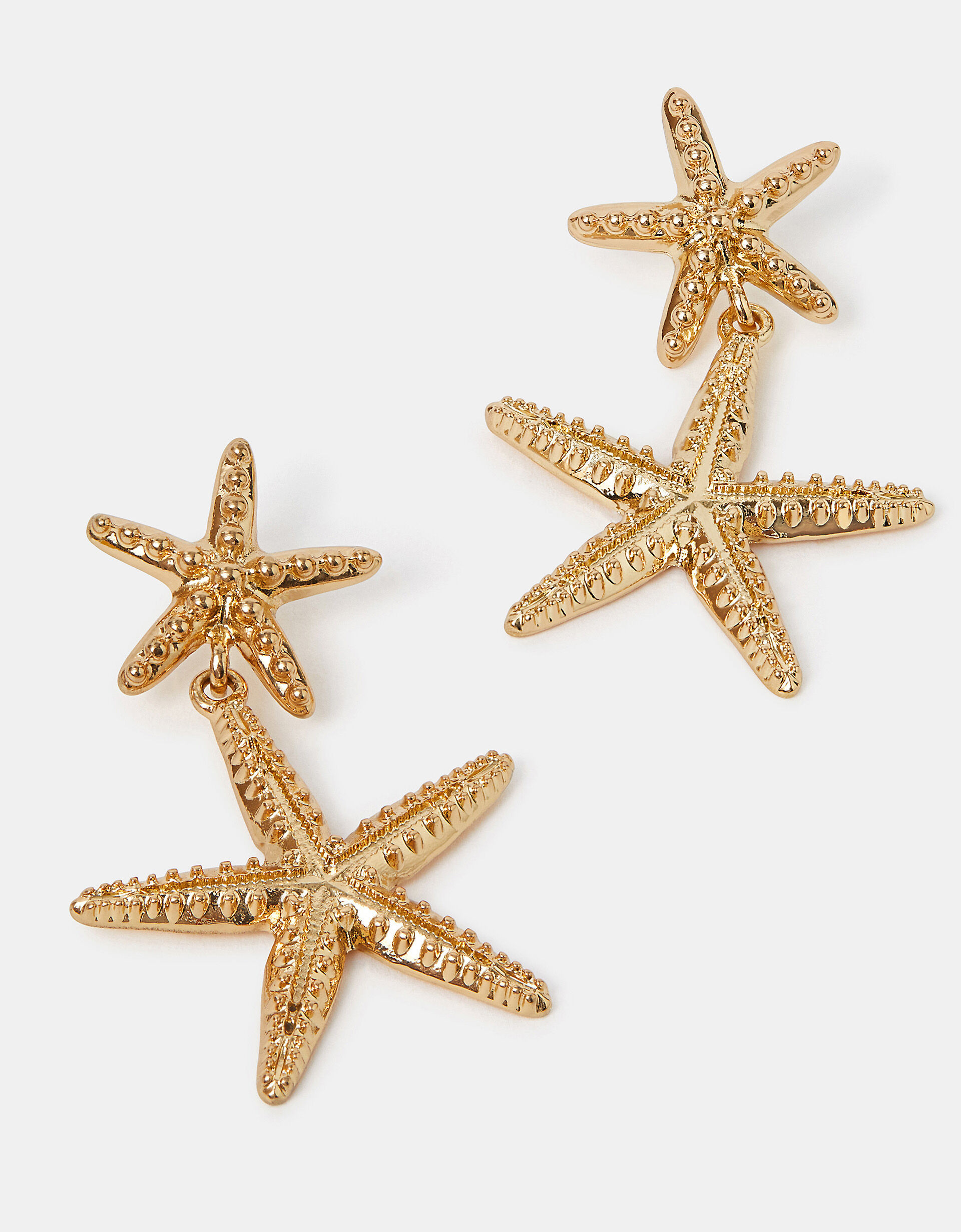Double Drop Starfish Earrings | Accessorize (Global)