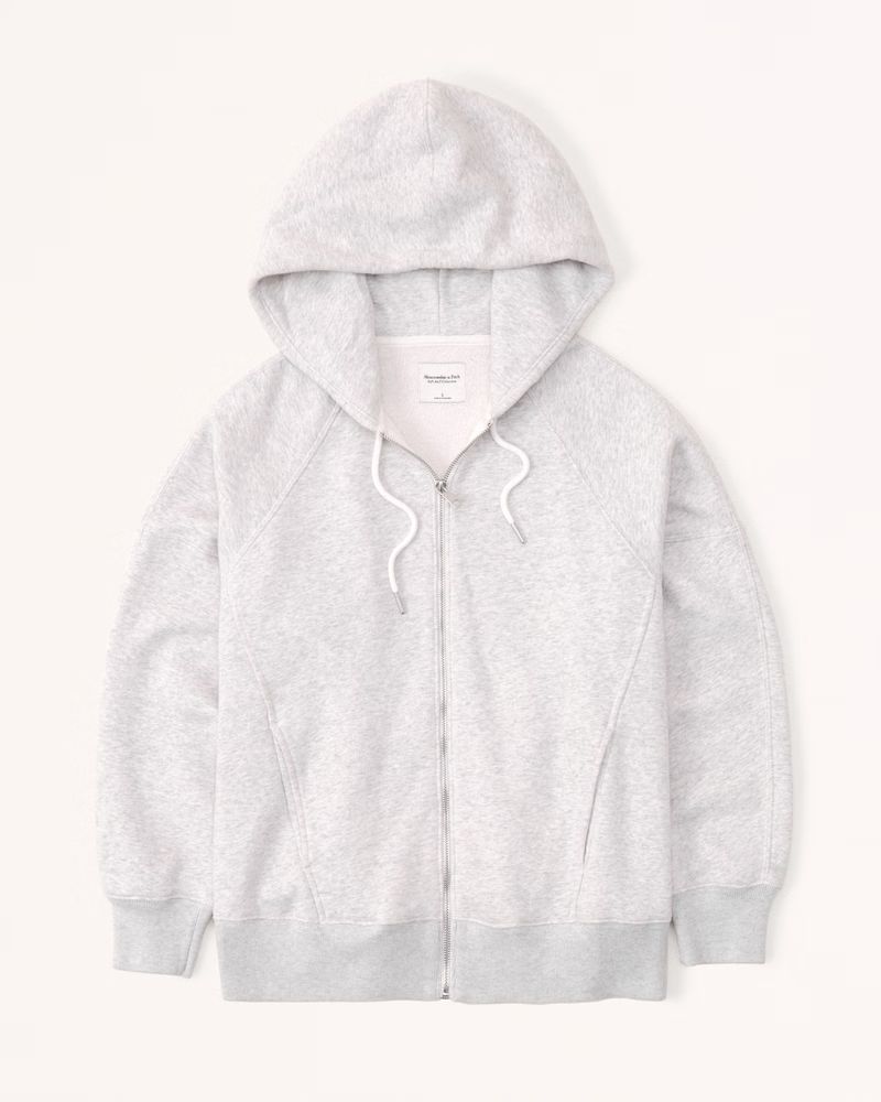 Essential SoftAF Max Boyfriend Full-Zip | Abercrombie & Fitch (US)