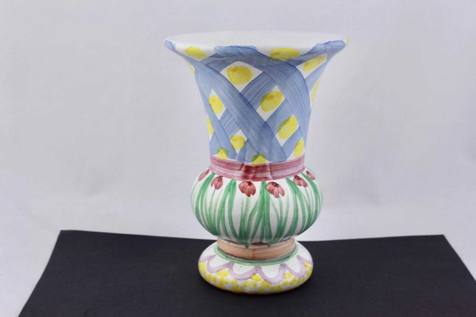 MACKENZIE CHILDS SMALL CERAMIC TULIP VASE - MINT | eBay US