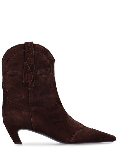 45mm Dallas suede ankle boots | Luisaviaroma