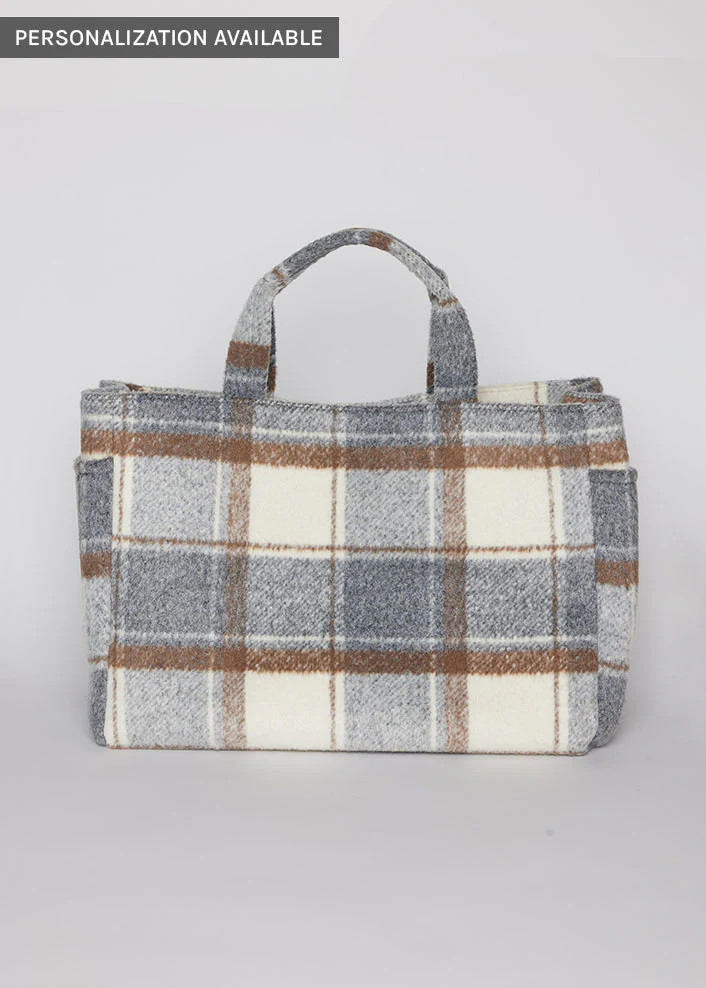Plaid Airplane Tote | Hat Attack