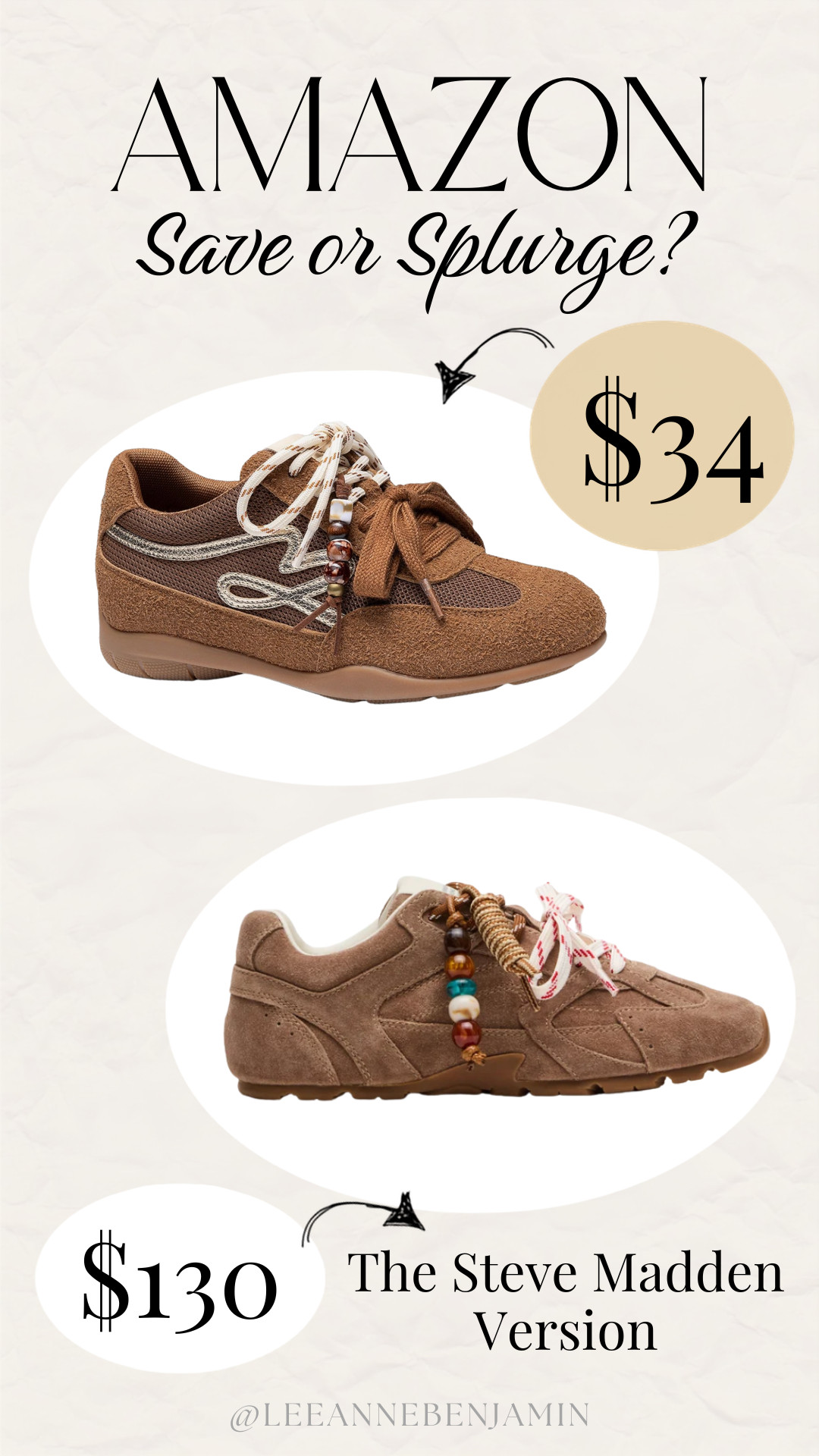 Would you save or splurge on these adorable fall sneakers?  

 #LTKootd #LTKOver40 #LTKSaleAlert