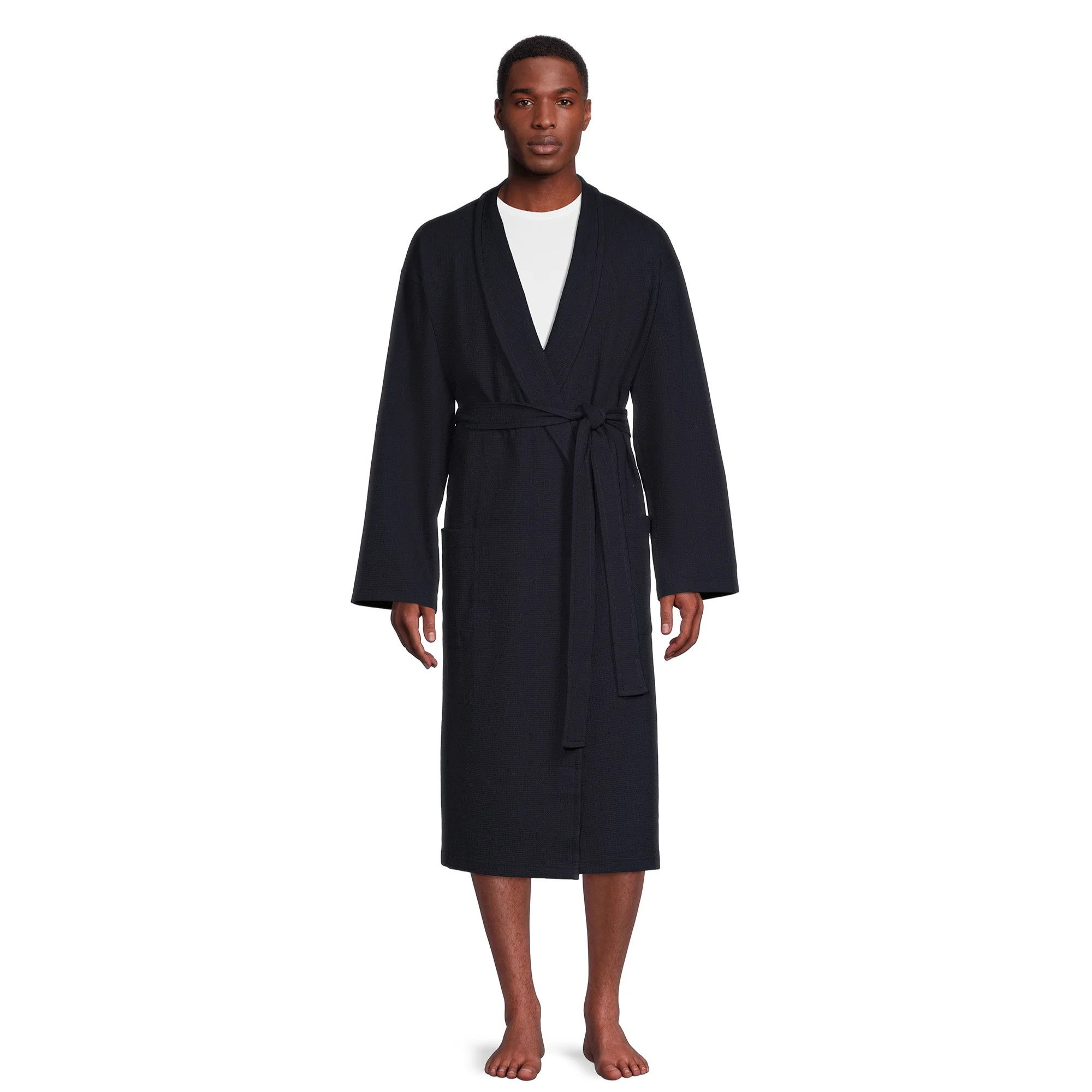Hanes Men's Waffle Knit Robe | Walmart (US)