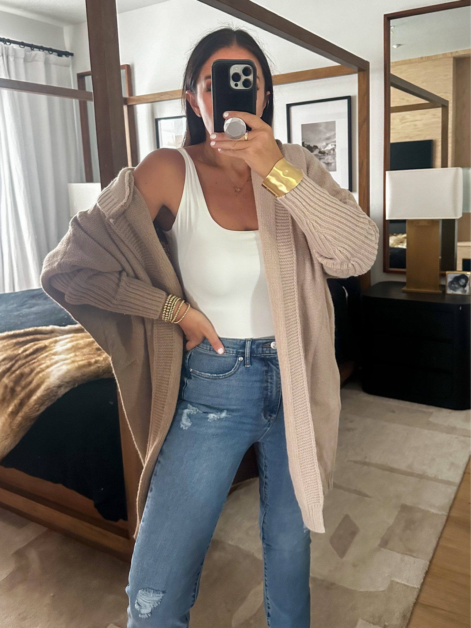 Astylish Women 2024 Open Front Long Sleeve Hooded Knit Cardigan Sweater Color Block Outwear Coat. Sofia Jeans Women's Eden Slim Straight Super High-Rise Jeans. Women's Square Neck Tank Top Sleeveless Double Lined Basic Tops Sharp Collection
