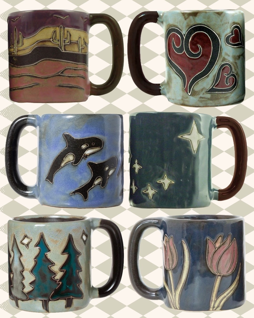 Artsy coffee mugs with a vintage feel 🤎

#coffeemugs #morningcoffee #ceramics

#LTKfoodie #LTKmorningroutine #LTKHome
