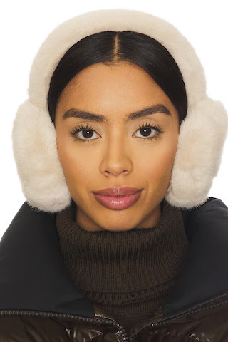 Alessia Ear Muff in Natural | Revolve Clothing (Global)