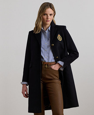 Lauren Ralph Lauren Women's Single-Breasted Peacoat - Macy's | Macy's