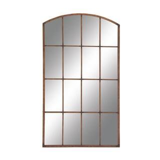 Litton Lane 71 in. x 39 in. Copper Metal Contemporary Arch Wall Mirror 48634 - The Home Depot | The Home Depot