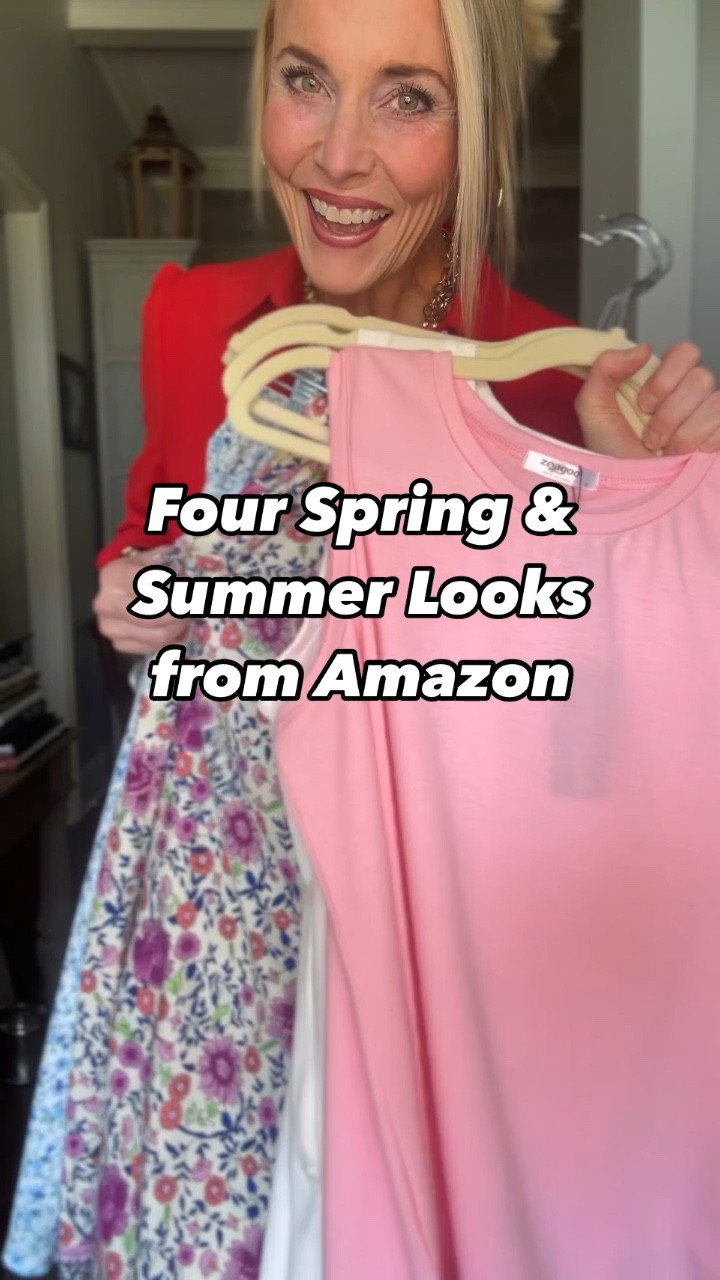 I just got in a great haul of spring and summer basics from Zeagoo and Amazon! And it’s a GOOD ONE! All 4 looks are affordable, comfy, and easy to wear for vacations and every other day in between.

Which is your favorite? Let me know in the comments. 

I’m in a medium in everything. 

As a reminder directed, I’m 53, 5’8, 140ish lbs, and typically wear a 6/8/M  

#LTKSeasonal #LTKover40 #LTKfindsunder50