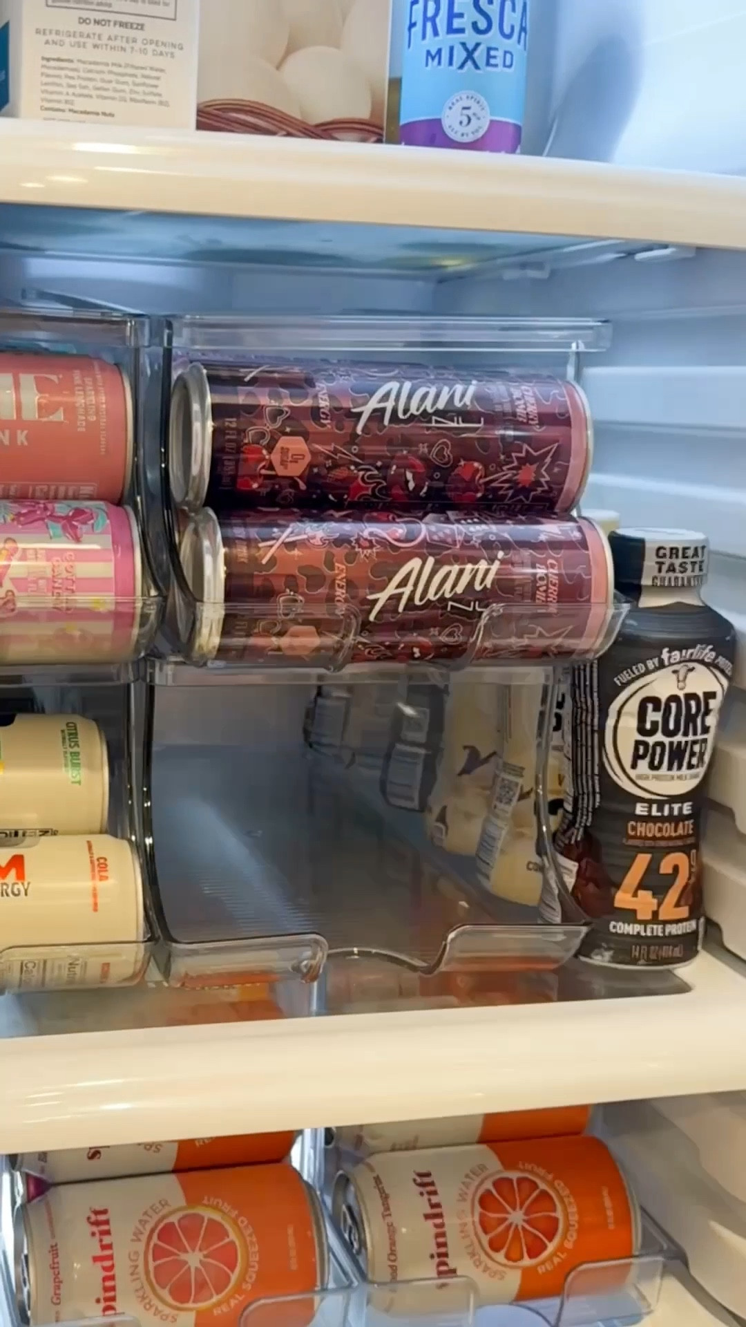 Finally organizing my cans! I have 2 packs of the slim can organizers and 1 for regular sized cans 

Each one holds a hold case of cans! They’re great because they roll to the front as you start to drink them instead of getting lost in the back 

#LTKfoodie #LTKFindsUnder50 #LTKHome