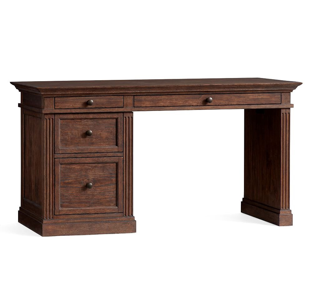 Livingston Single Cabinet Writing Desk (57") | Pottery Barn (US)