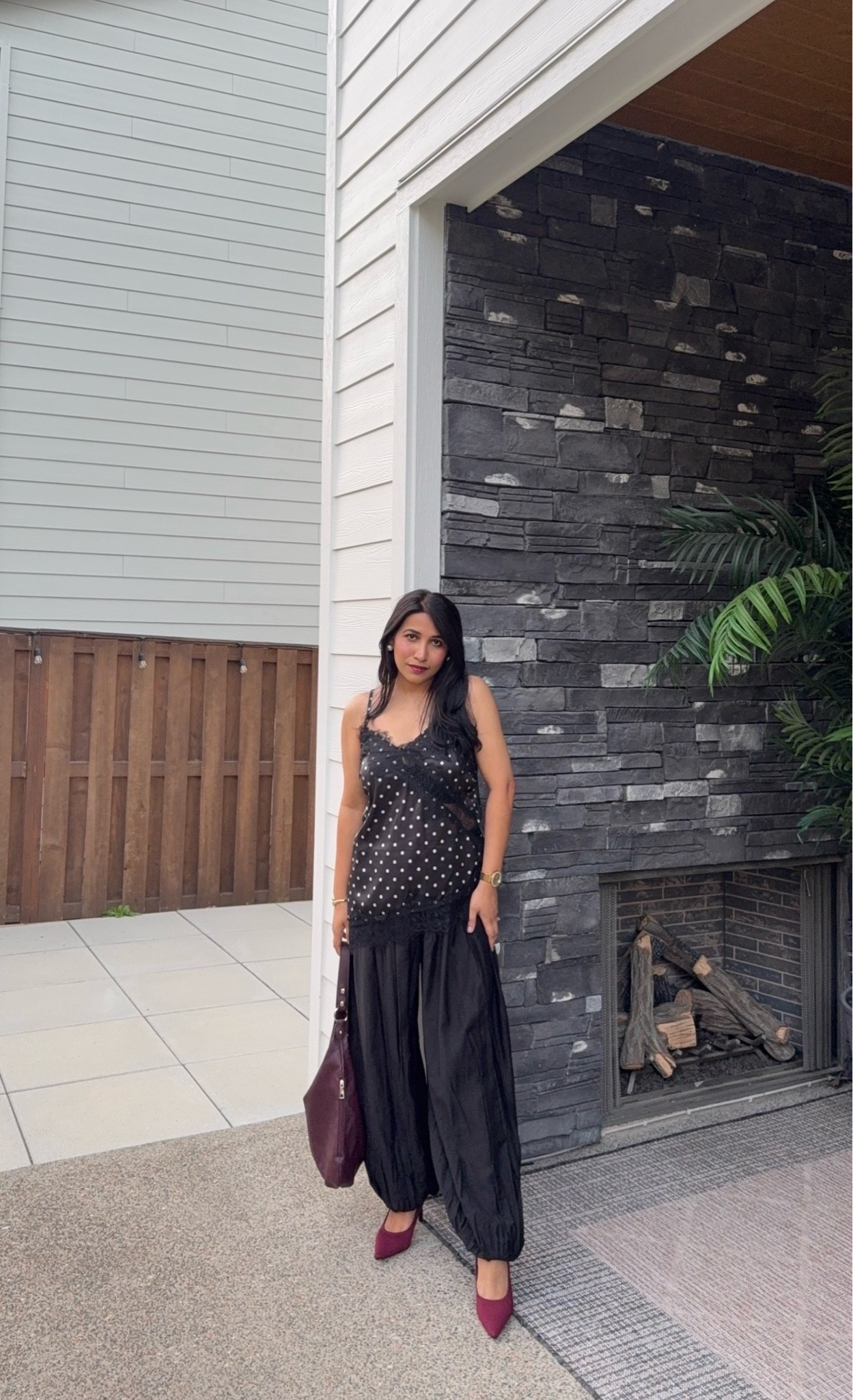 Balloon pants, lace cami top #mangoclothing #baggypants

#LTKgrwm #LTKootd