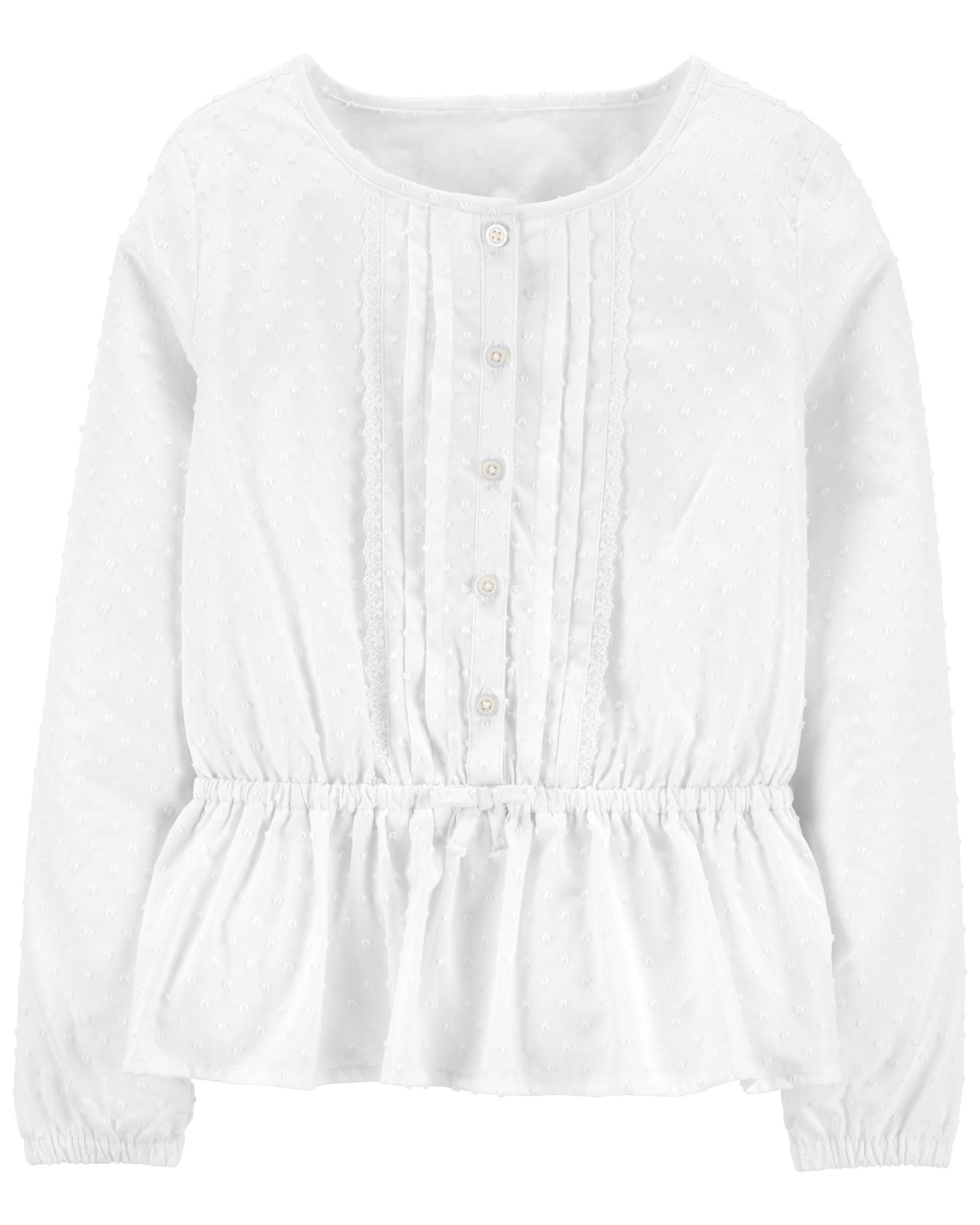 Clip Dot Peplum Top | Carter's