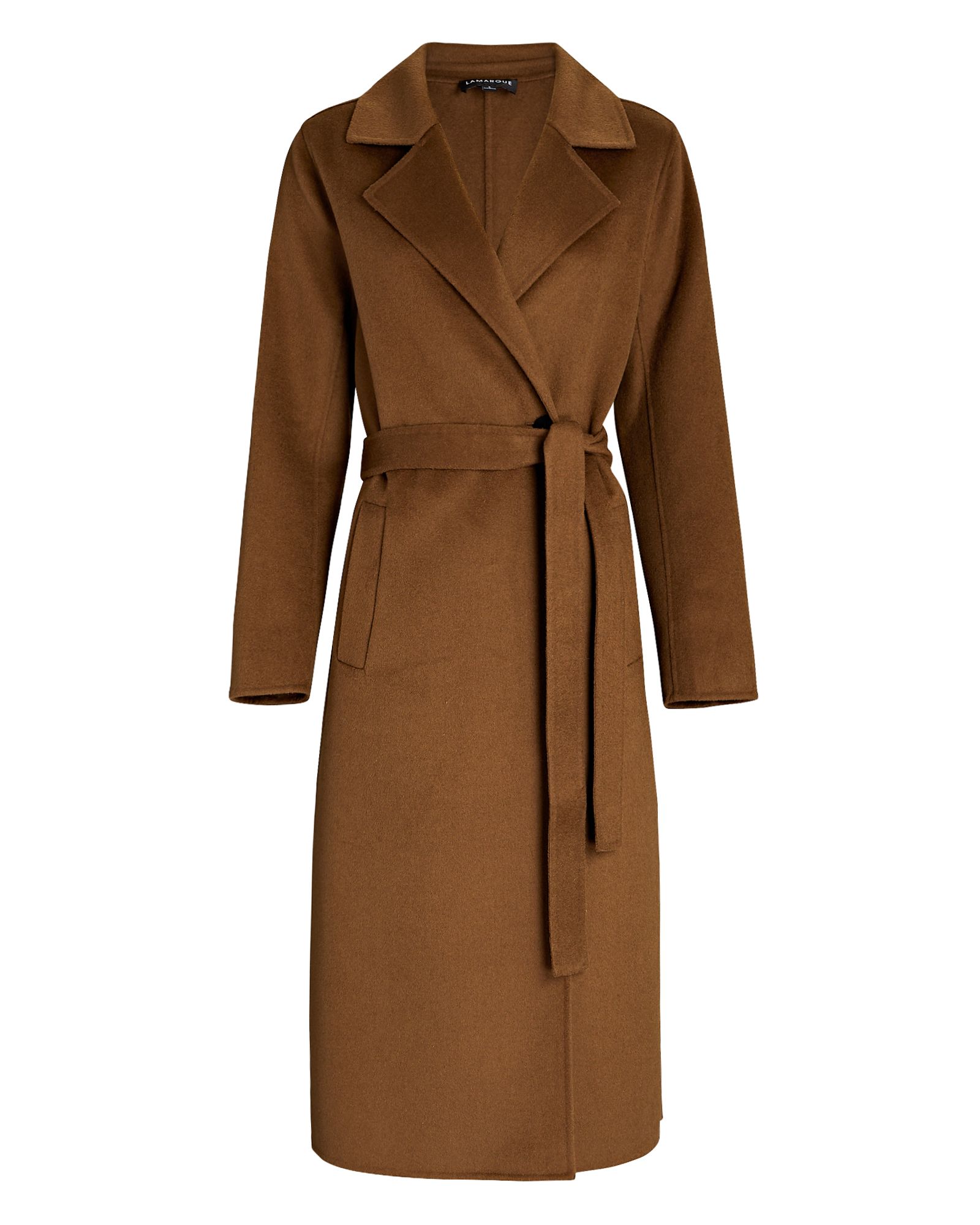 Vanessa Wool-Blend Wrap Coat | INTERMIX