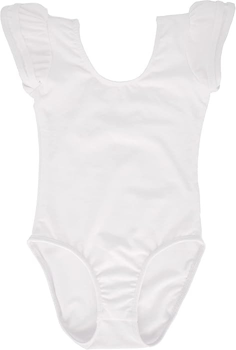 Dancina Flutter Short Sleeve Leotard for Girls | Amazon (US)