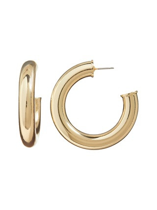 Chunky Round Hoop Earrings | Banana Republic (US)