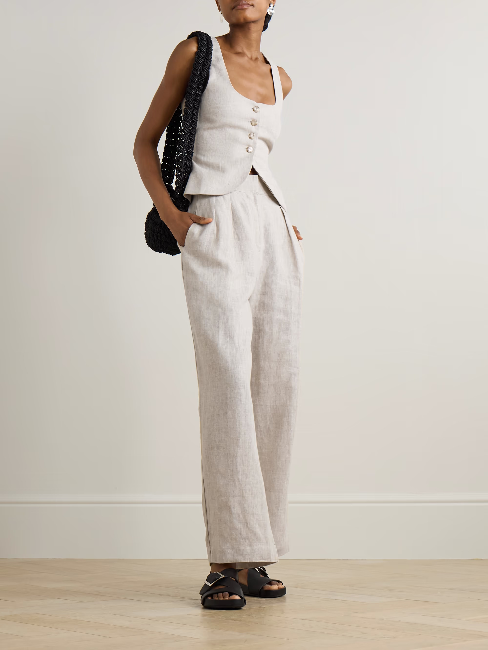 Stanze linen vest | NET-A-PORTER (UK & EU)