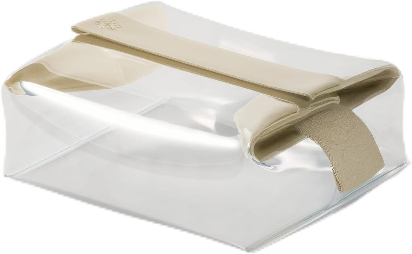 Cadence Parcel - Clear Dopp Kit with Magnetic Closure - Durable and Leak-Resistant Travel Toiletry Kit - TSA-Compliant and Modular Design - Small Hygiene Bag for Travel Essentials - 1 Qt | Amazon (US)