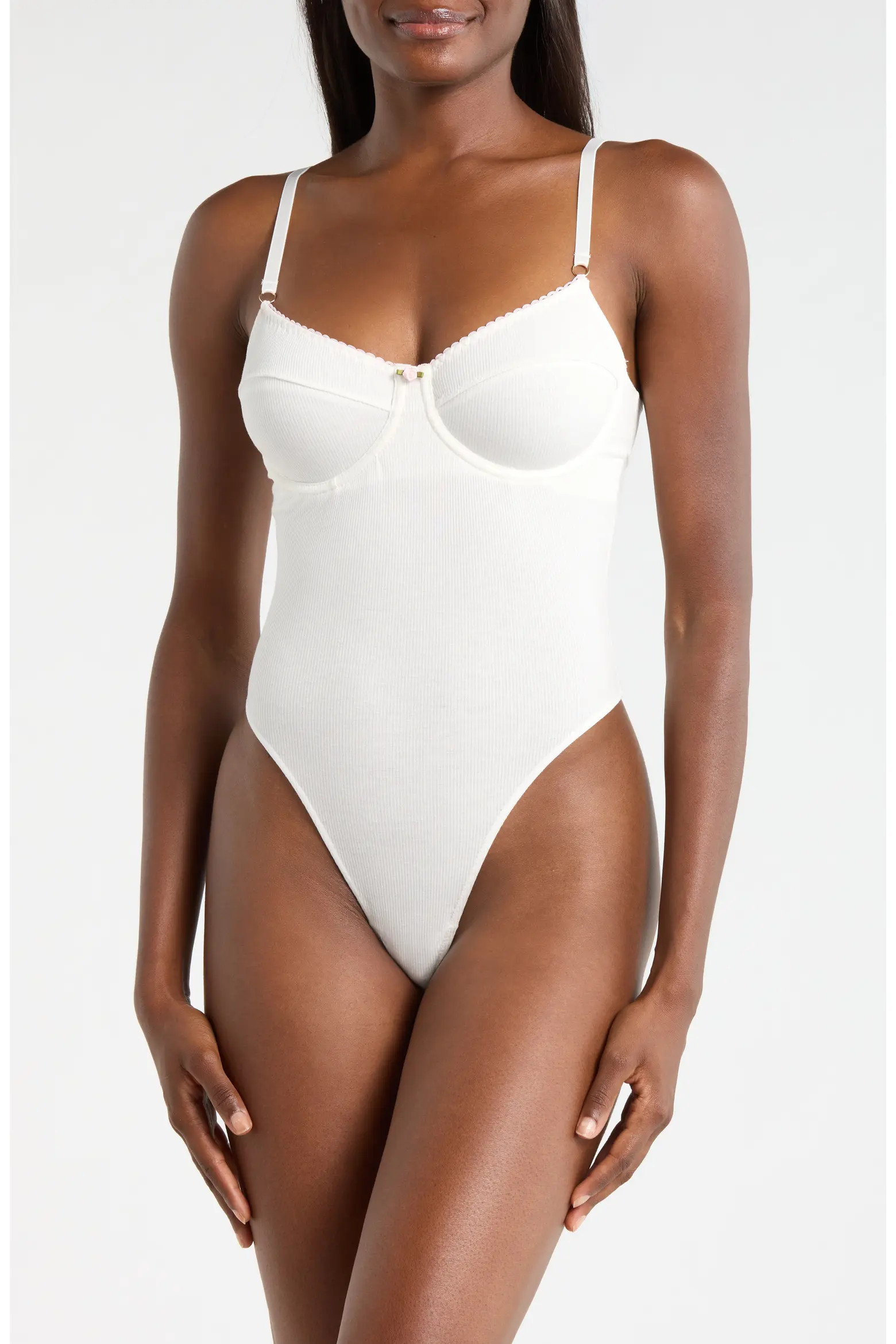 KILO BRAVA Rib Underwire Bodysuit (Women) | Nordstrom | Nordstrom