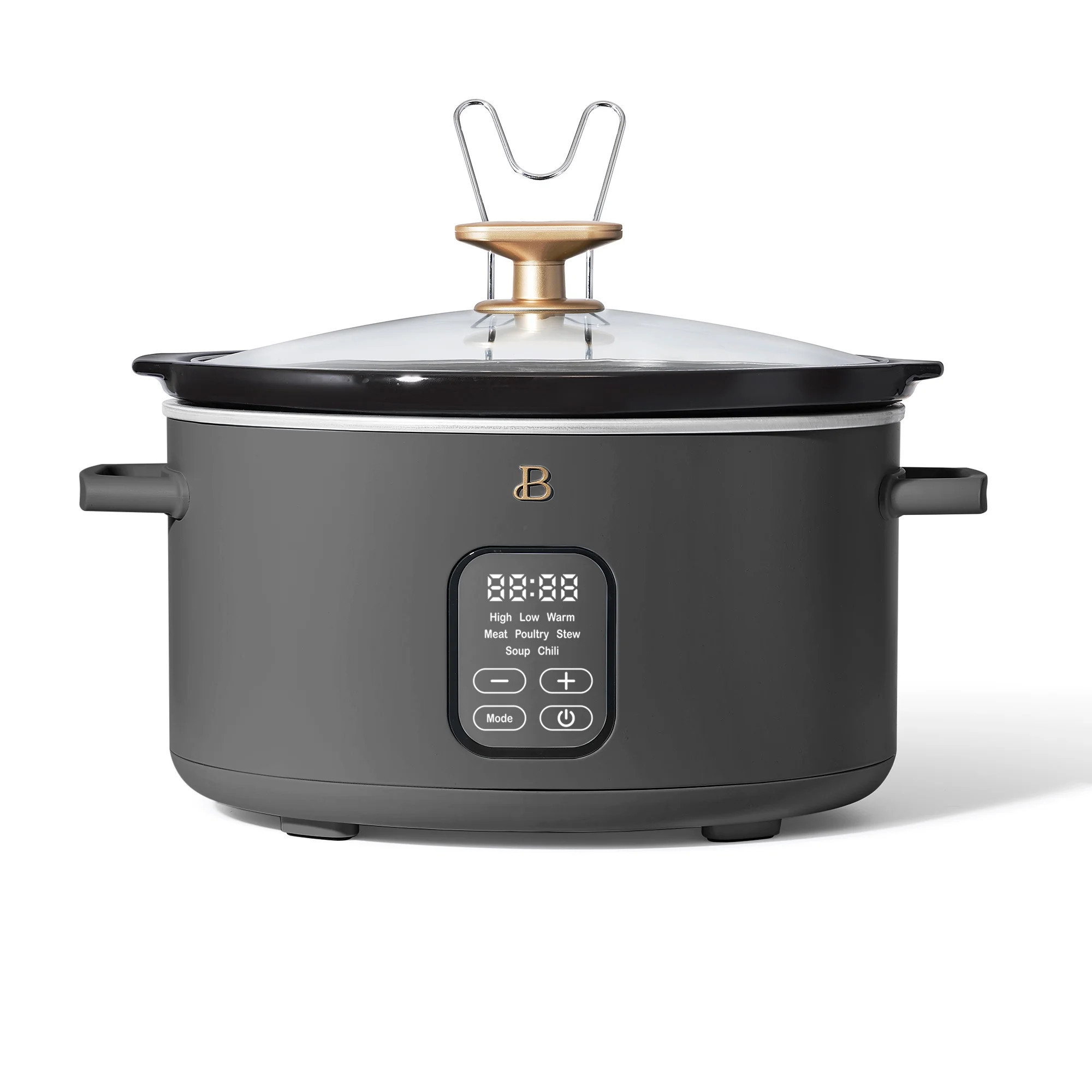 Beautiful 6 Qt Programmable Slow Cooker, Oyster Grey by Drew Barrymore - Walmart.com | Walmart (US)