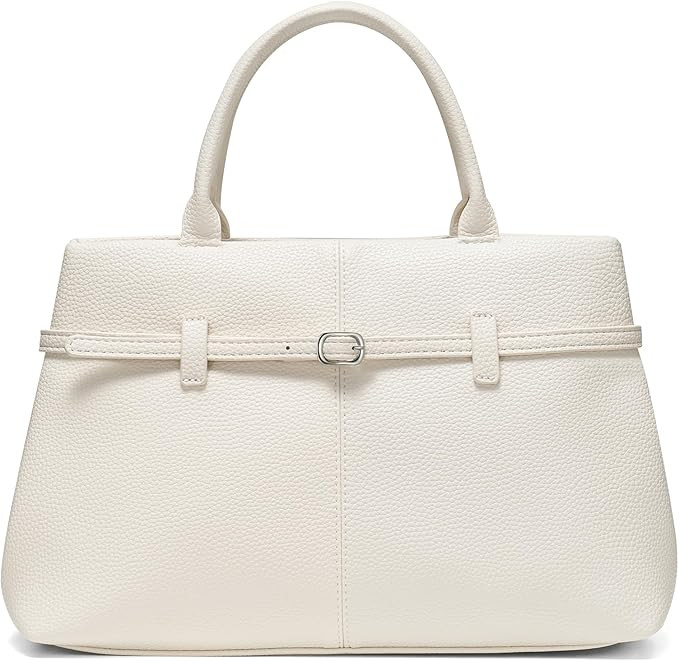 CHUNLI Satchel Purses for Women, Medium Crossbody Handbag with Detachable Shoulder Straps, Ladies... | Amazon (US)