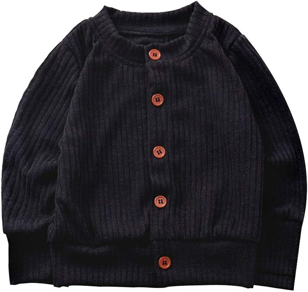 Mukola Baby Toddler Girls Knit Cardigan Sweater Long Sleeve Button Down Autumn Winter Tops Outerw... | Amazon (US)