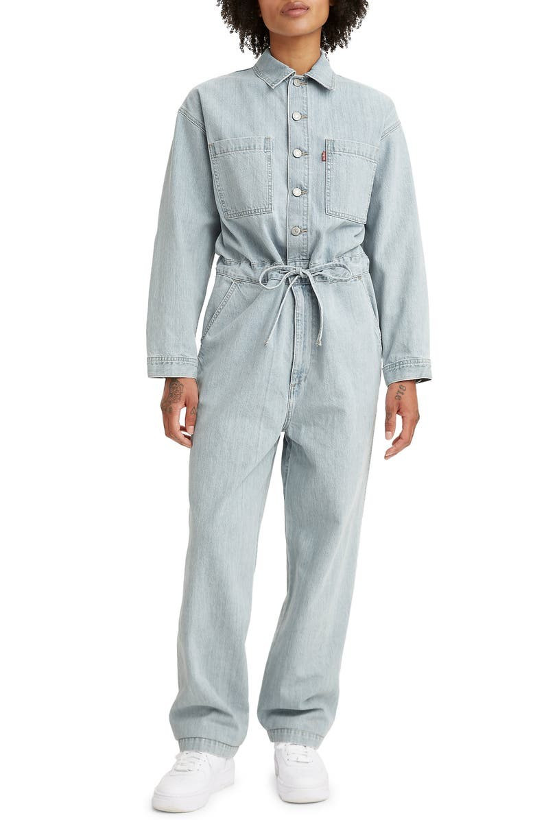 Levi’s® Roomy Long Sleeve Denim Jumpsuit | Nordstrom | Nordstrom