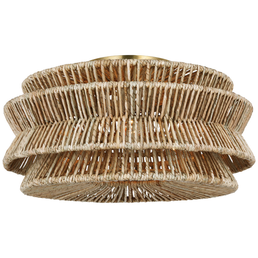 Antigua XL Drum Semi-Flush Mount | Visual Comfort