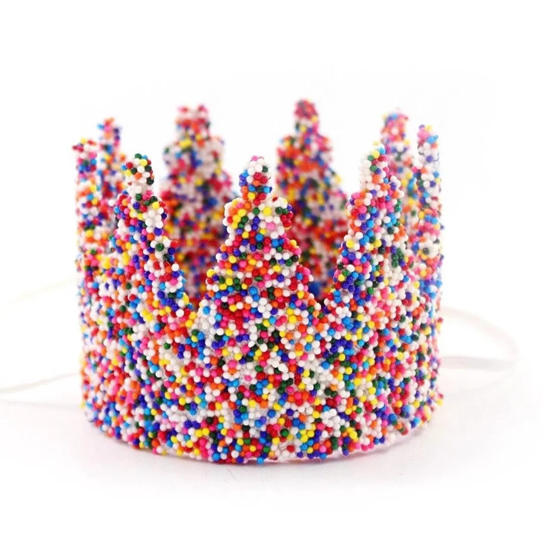Sprinkles Birthday Crown, Sweet Celebration Birthday, Candy Birthday Party, Sweet One, Two Sweet,... | Etsy (US)