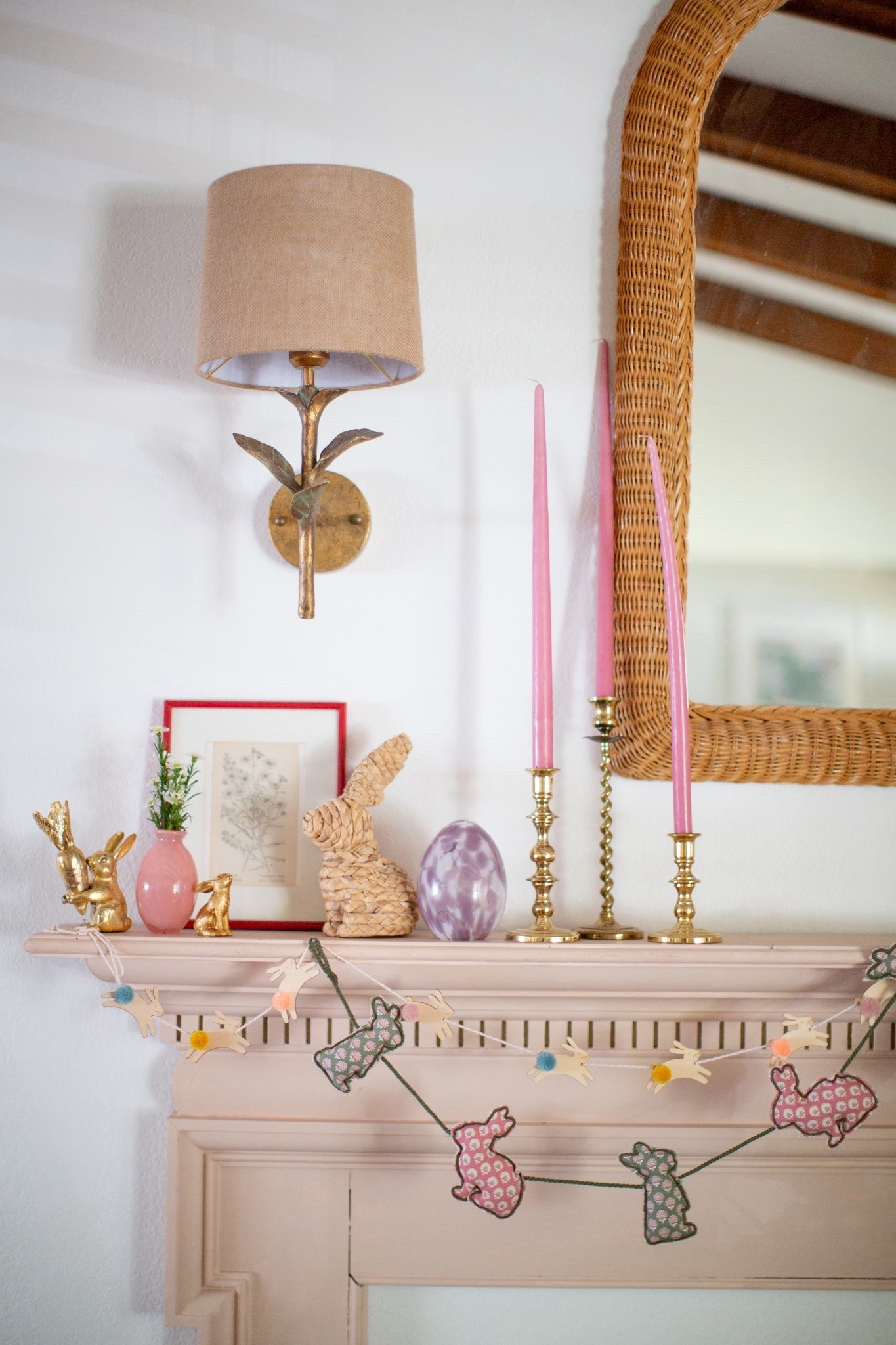 Easter mantle 

#LTKHome #LTKSeasonal