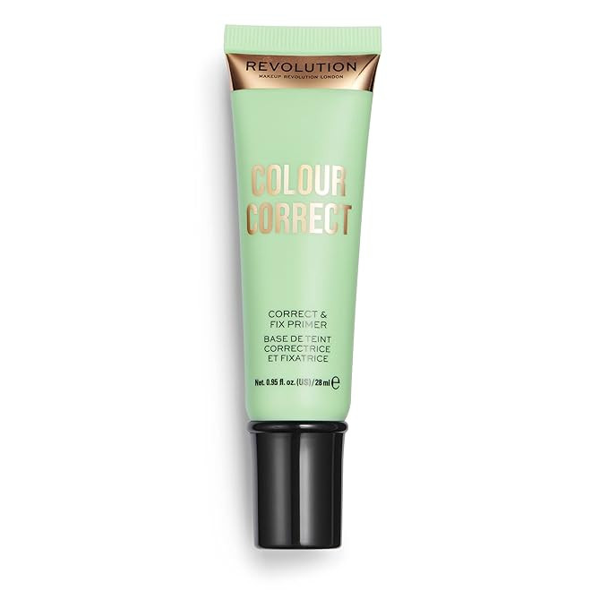 Makeup Revolution Color Correct Primer, Primer For Makeup, Balances Skin Tone & Neutralises Redne... | Amazon (US)