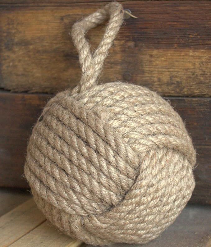 5" Monkey Fist Nautical Doorstop Rope Sailor Knot | Amazon (US)