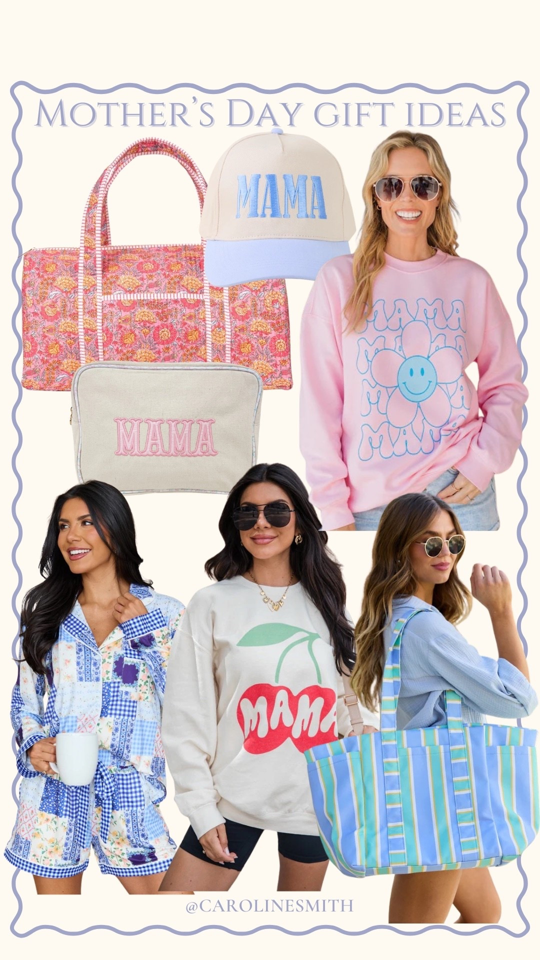 Easy Mother’s Day gift ideas



Gifts for her, mama, sweatshirt, comfy style, duffle bag, toiletry bag, hat, pajamas 

#LTKmomlife #LTKBeauty #LTKSaleAlert