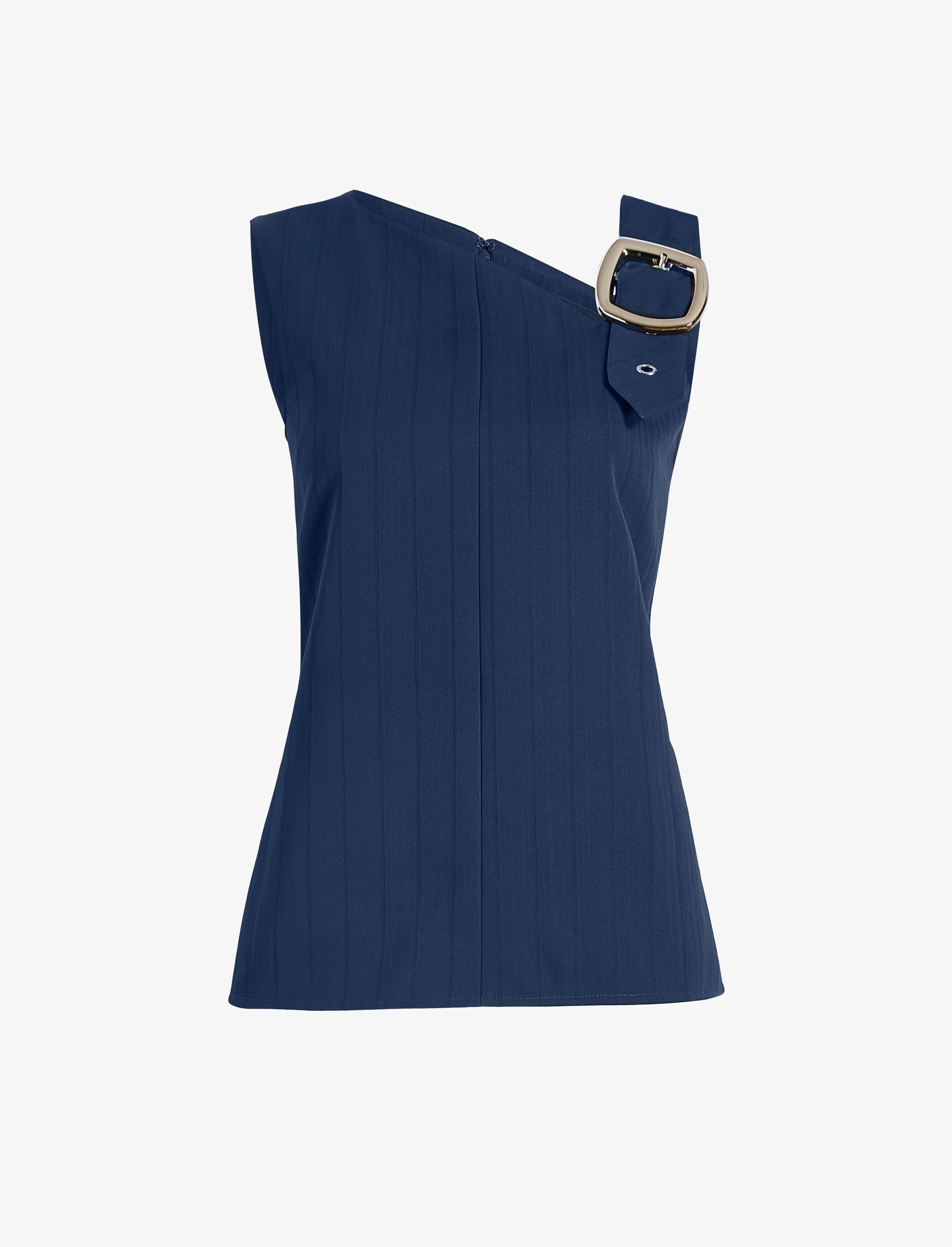 The Marin Top in Technical Nylon Jacquard is crafted to a slim silhouette with an asymmetrical ne... | Proenza Schouler LLC
