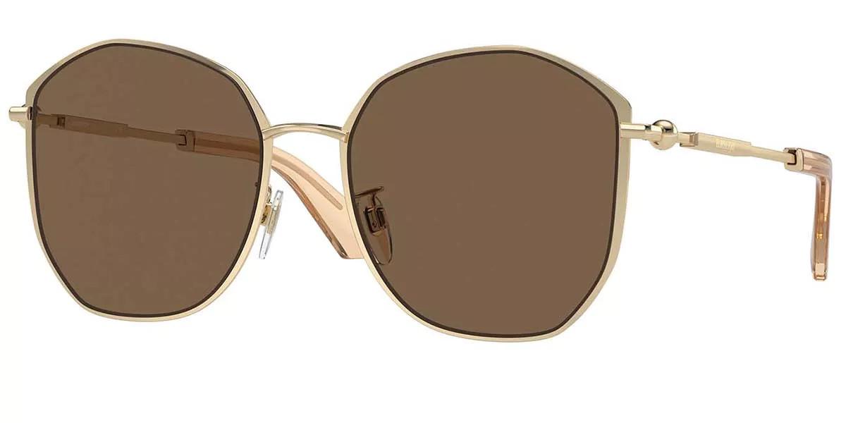 Burberry BE3153D Asian Fit 110973 Women’s Sunglasses Gold Size 57 | SmartBuyGlasses Global