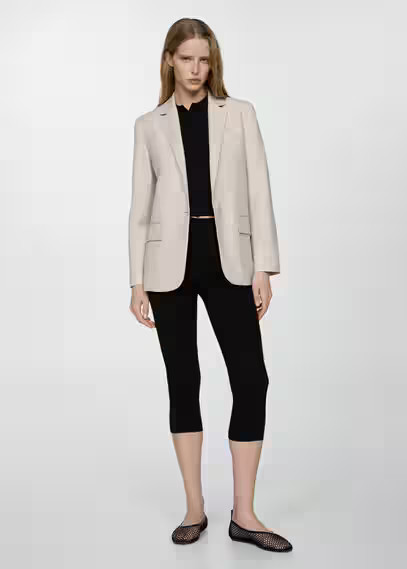 Polo neck knitted top -  Women | Mango USA | MANGO (US)