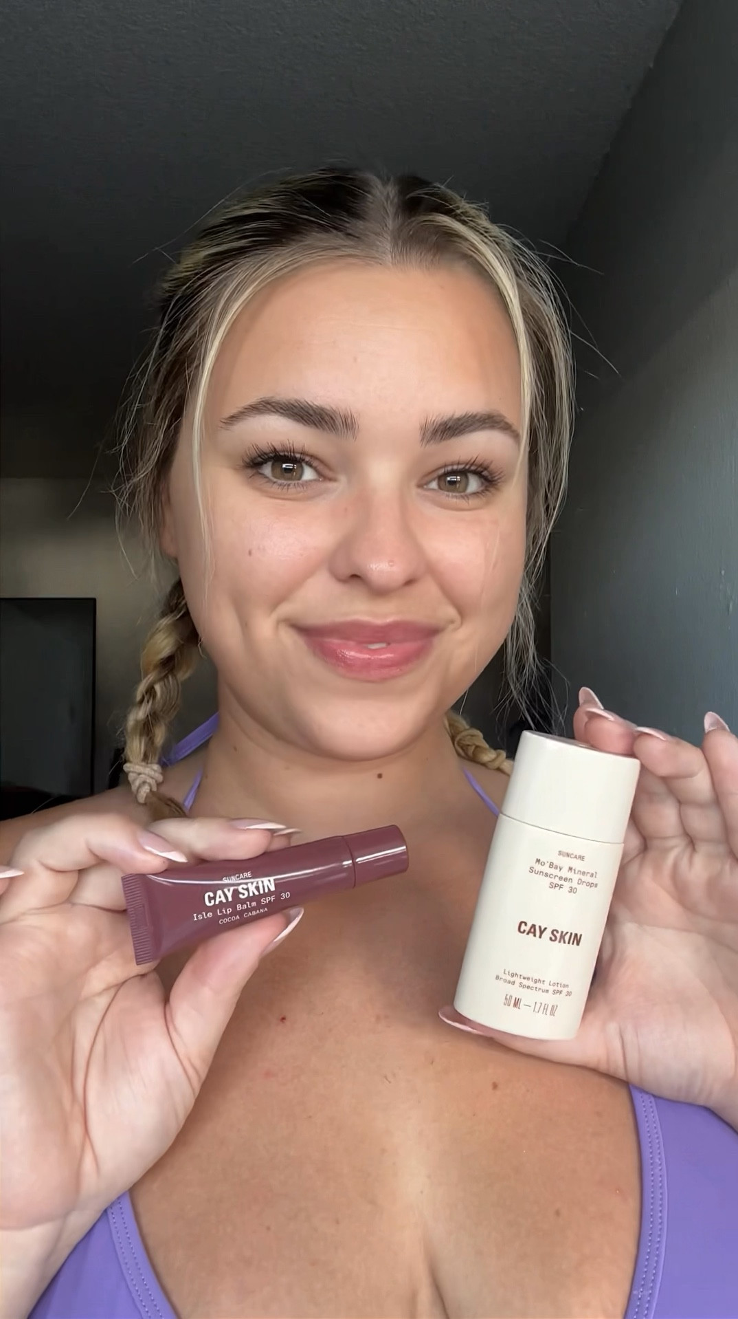 My summer skin essentials from @cayskin ☀️ this isn’t even sponsored, I just genuinely love the “Mo’Bay Mineral Sunscreen” and the “Isle Lip Balm” in ‘Cocoa Cabana’. They are both spf 30 so my skin can glow and be protected all at the same time! I looooove the color on this lip balm too 😍 

#LTKBeauty #LTKSeasonal #LTKSummerEdit