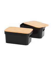 2pc Bamboo Lid Organizers | TJ Maxx