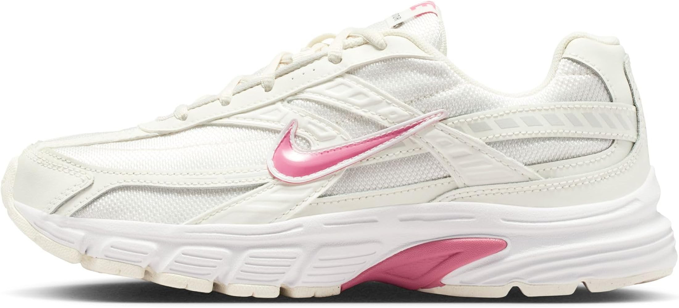 Amazon.com | Nike Women's Initiator Lifestyle Shoes, White/Metallic Silver-Photon Dust, 8.5 | Fas... | Amazon (US)