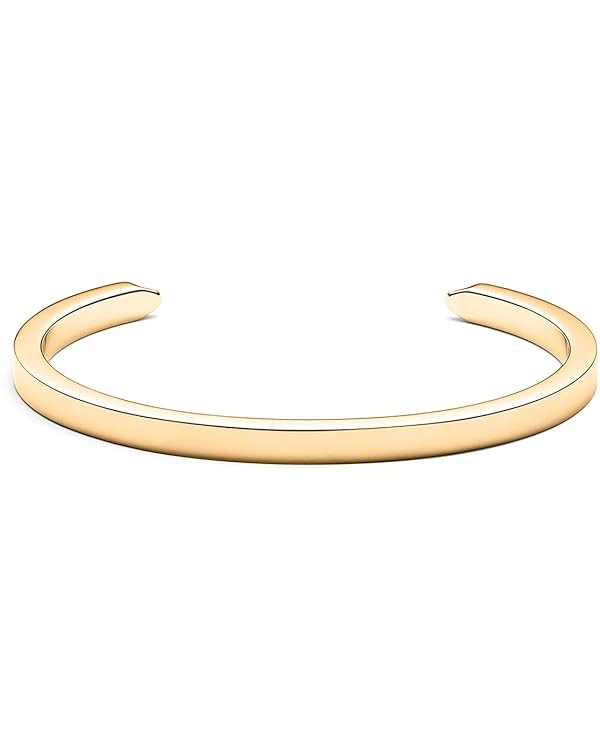 MVMT Women's Minimalist Cuff Bracelet | Open Closure, Stainless Steel | Amazon (US)