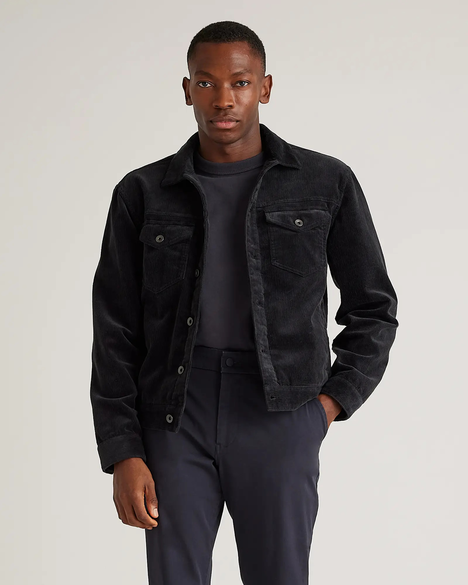 Organic Stretch Corduroy Trucker Jacket | Quince