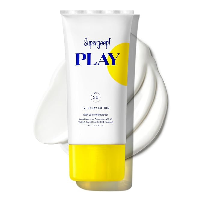 Supergoop! PLAY Everyday SPF 30 Lotion, 5.5 oz - Broad Spectrum Sunscreen for Sensitive Skin - Wa... | Amazon (US)