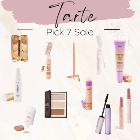 The Tarte pick 7 sale is on!! I use this sale to stock up on some of my favs. These are all the best products, but many of them are included in the sale  

#LTKBeauty #LTKOver40