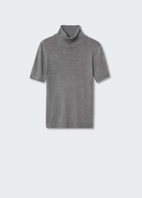 Turtleneck knitted sweater | MANGO (US)