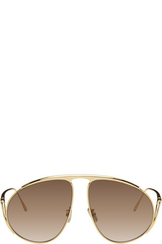 Gold Hillock Sunglasses | SSENSE
